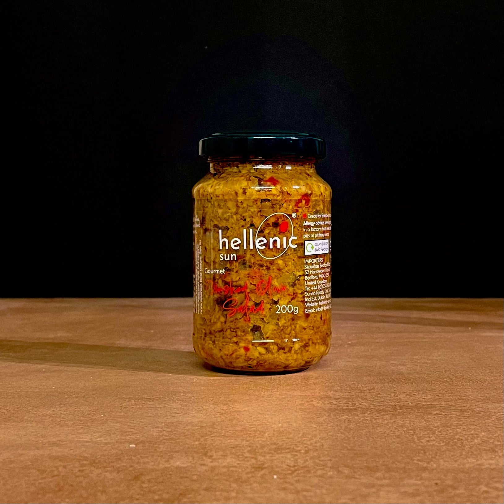 Hellenic crushed olive salad, 200g jar